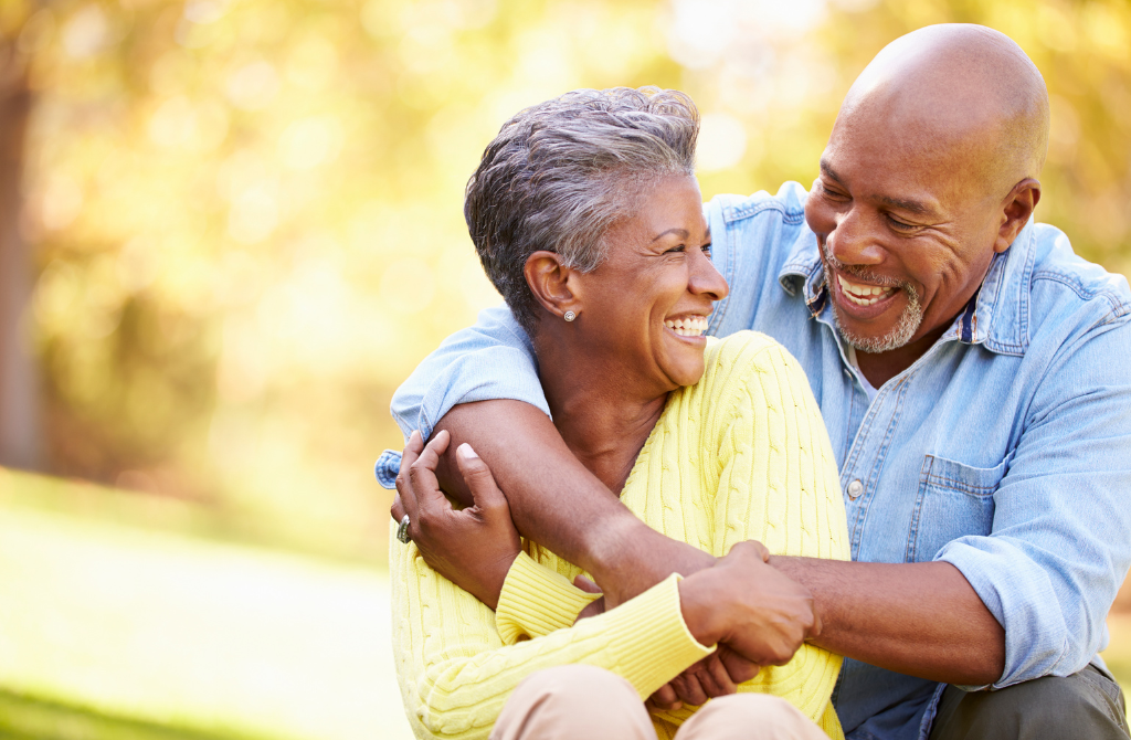 An older couple in a relationship